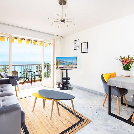 Vina Del Mare, Vue Mer, Terrasse Mentone Esterno foto